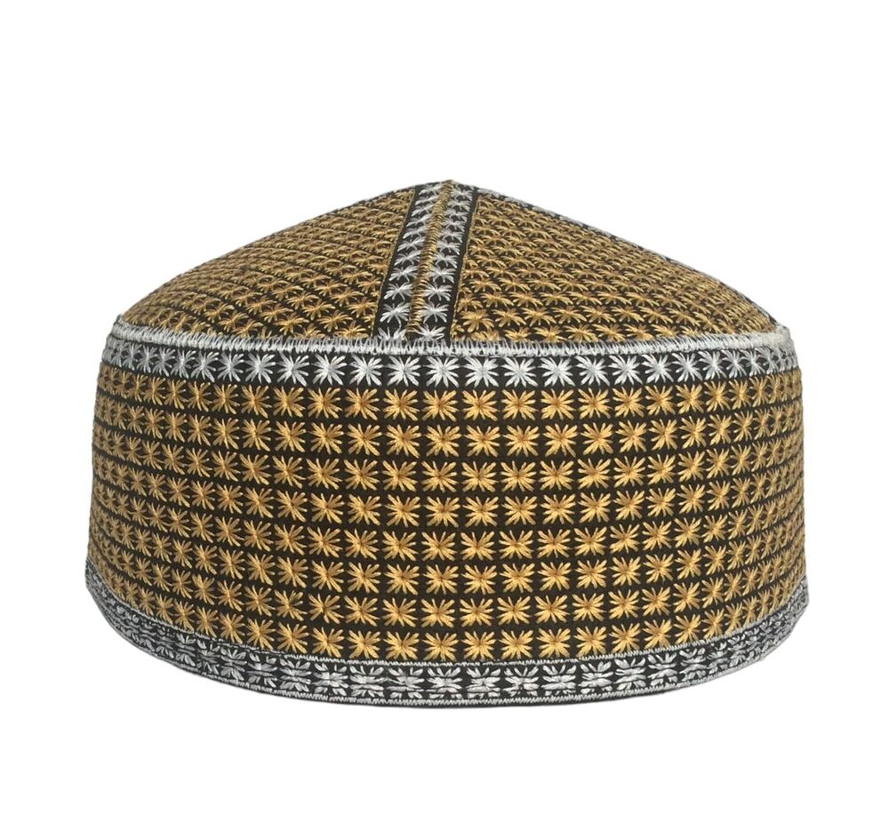 7037 Kufi Unisex Caps Muslim Prayer Cap Ramadaan Eid Caps Handmade Kufis